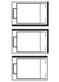 FIX ALU Mantel lange zijde Voor douchebak - 120 x 6-10 cm - Wit
