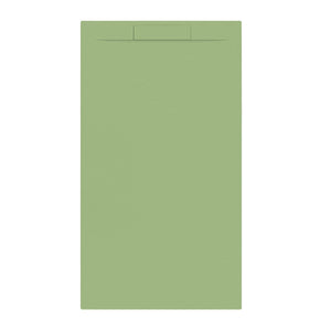 LUNA à droite + siphon Vert Olive Mat-160 x 90 x 3 cm