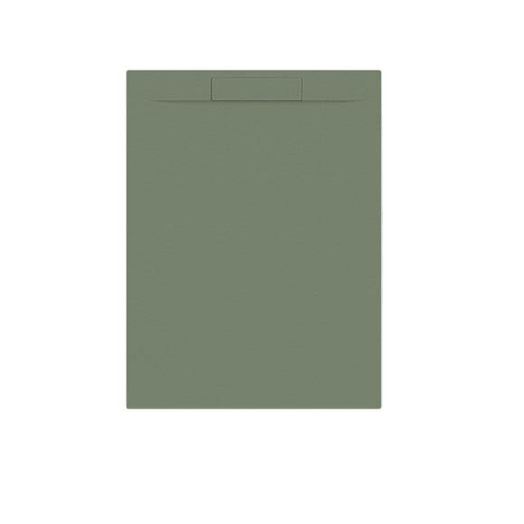 LUNA rechth. + sifon Mat Eucal. Groen-120 x 90 x 3 cm