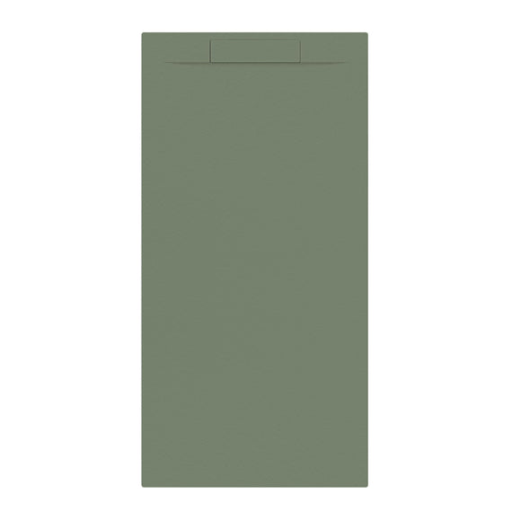 LUNA rechth. + sifon Mat Eucal. Groen-160 x 80 x 2,9 cm