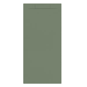 LUNA rechth. + sifon Mat Eucal. Groen-180 x 80 x 2,9 cm