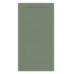 LUNA rechth. + sifon Mat Eucal. Groen-180 x 90 x 3 cm