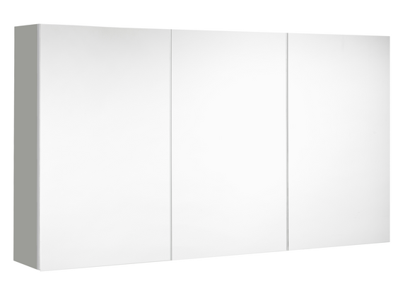 NORDIK Armoire de toilette 120 cm - UTE - Gris Ultra mat