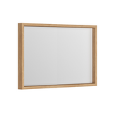 SORENTO Miroir cadre bois 100 cm - Chêne Kendal Huilé