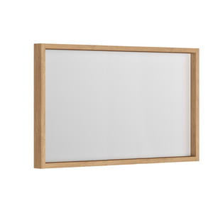 SORENTO Miroir cadre bois 120 cm - Chêne Kendal Huilé