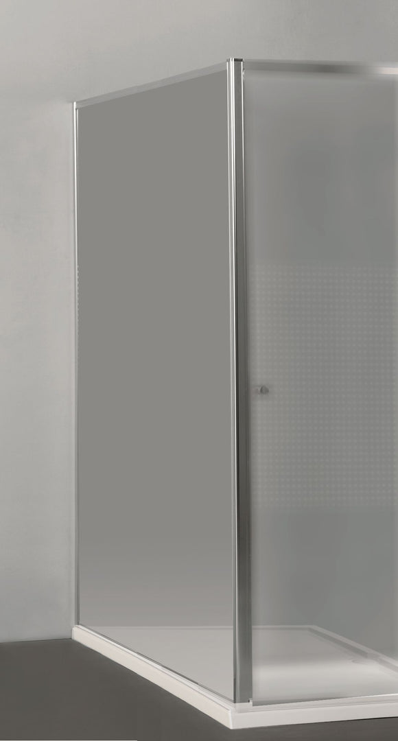 PRIVA vaste wand - 78-80 x 190 cm -Transparant