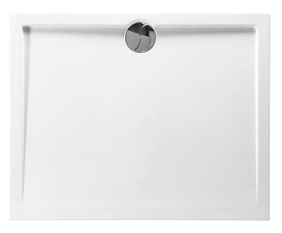 SLIM RECTANGLE bonde centrée - 100 x 80 x 4 cm - Blanc