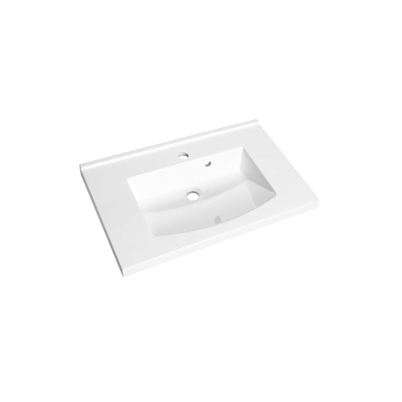FLEX Plan de toilette 60 cm - Blanc brillant