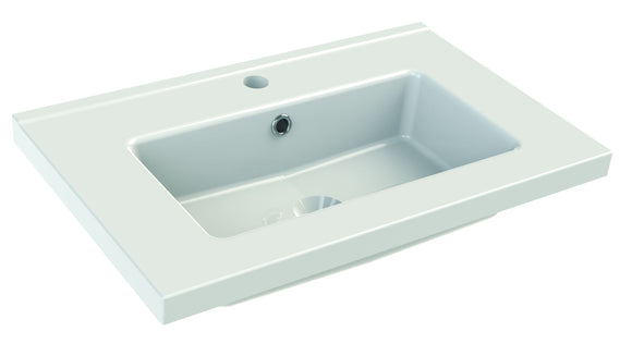 SMALL Plan de toilette 61 cm - Blanc brillant