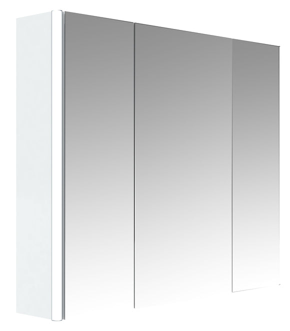 STELLA Armoire de toilette éclairante 80 cm - UTE - Blanc Brillant