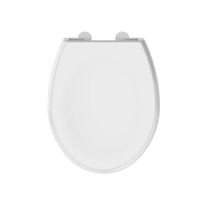 BOREO - Abattant de toilette - Blanc Brillant