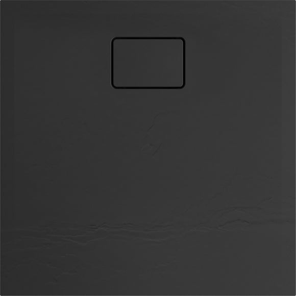 TERRENO CARRE - 80 x 80 x 2,7 cm - Noir Basalte