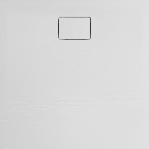 TERRENO CARRE - 90 x 90 x 2,7 cm - Blanc Quartz