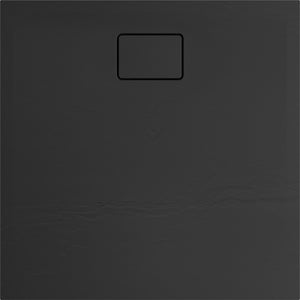 TERRENO CARRE - 90 x 90 x 2,7 cm - Noir Basalte