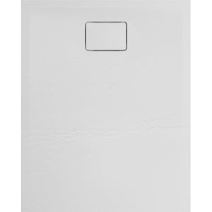 TERRENO RECTANGLE - 100 x 80 x 2,9 cm - Blanc Quartz