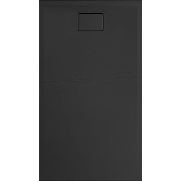 TERRENO RECTANGLE - 140 x 80 x 3,5 cm - Noir Basalte