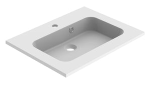 STYLE Plan de toilette 60 cm - Blanc mat
