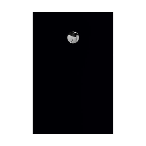 KARBON droit Noir mat-120 x 80 x 2,6 cm