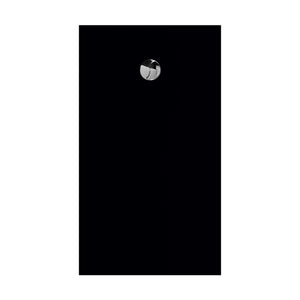KARBON droit Noir mat-140 x 80 x 2,9 cm