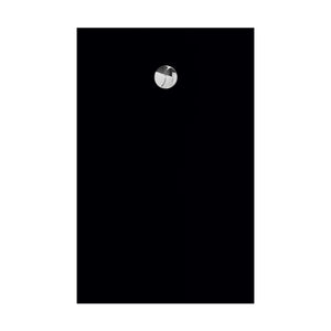 KARBON droit Noir mat-140 x 90 x 2,9 cm
