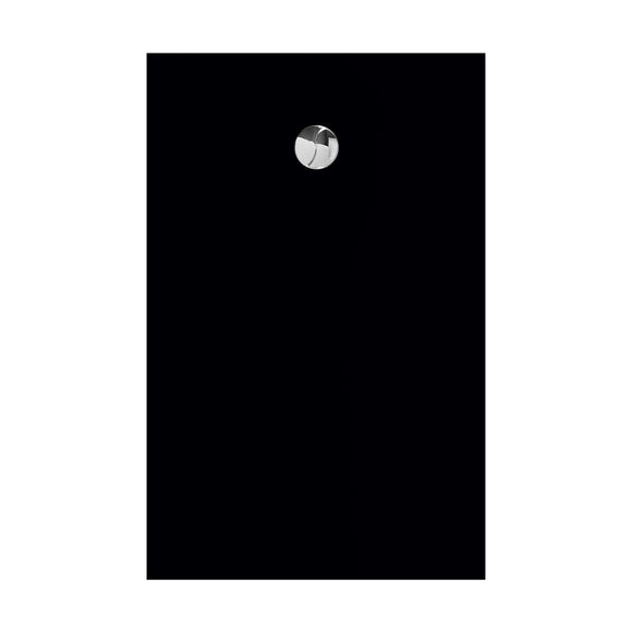 KARBON droit Noir mat-140 x 90 x 2,9 cm