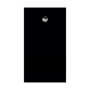 KARBON droit Noir mat-160 x 90 x 3,3 cm