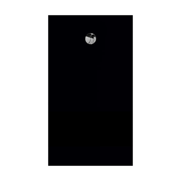 KARBON droit Noir mat-160 x 90 x 3,3 cm