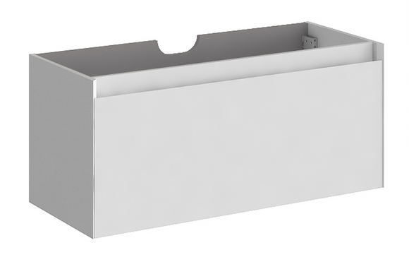 FANGORN Meuble sous-plan 100 cm - Blanc Ultra Mat